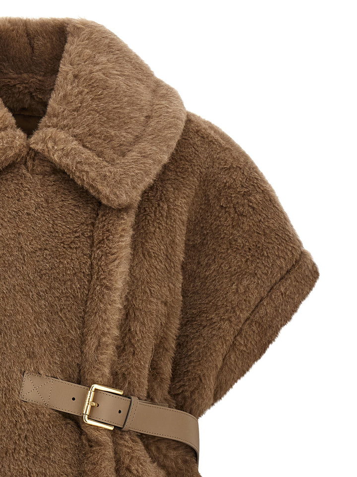 Max Mara Newabavo4 Mantelle - Marrone | bf0261211aa8878927eb5113be608f5e939e6c4c