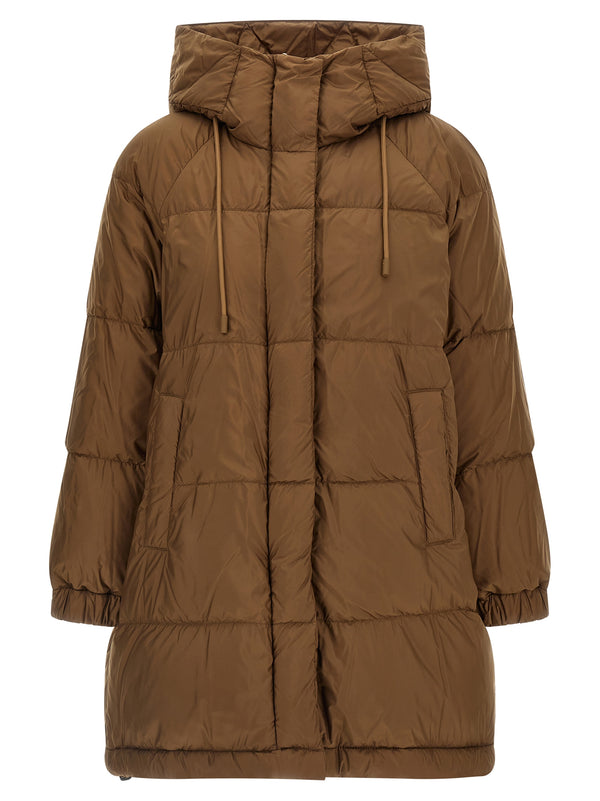 Anfora Puffer Jackets Marrone