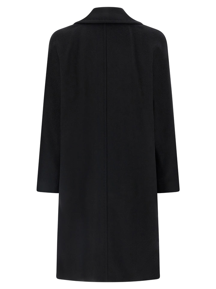 Max Mara Studio Agenda Trench e Impermeabili - Nero | 66d9dd1f00f25ea51d4693f89a8ba30fcfdf79ed
