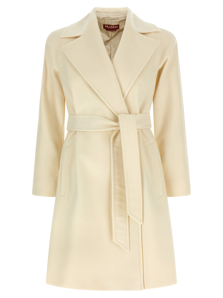 Max Mara Studio Dravenna Trench e Impermeabili - Bianco | 8601e55532113520101e8ca43c9b68c96d600913