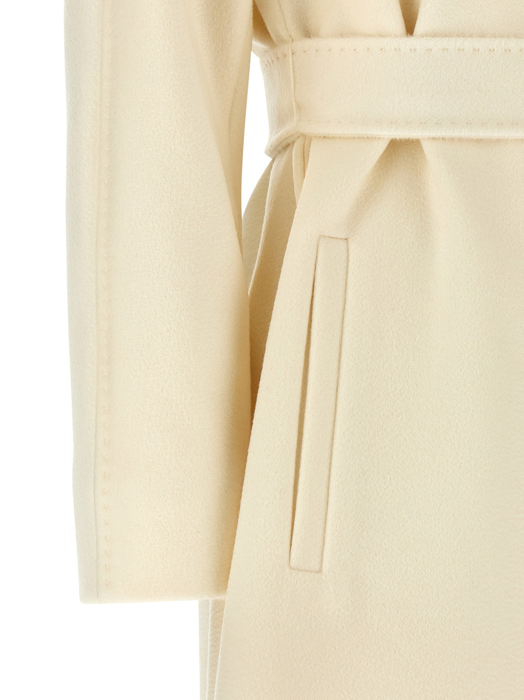 Max Mara Studio Dravenna Trench e Impermeabili - Bianco | 685c7b05b0d305bafb7de349f1882a21a010ee68