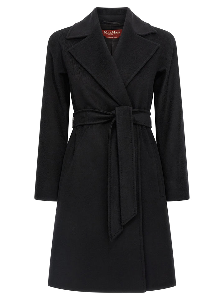 Max Mara Studio Dravenna Trench e Impermeabili - Nero | 69a854ddc0eee2b7ad6ac860e3afcdd99b191f9e