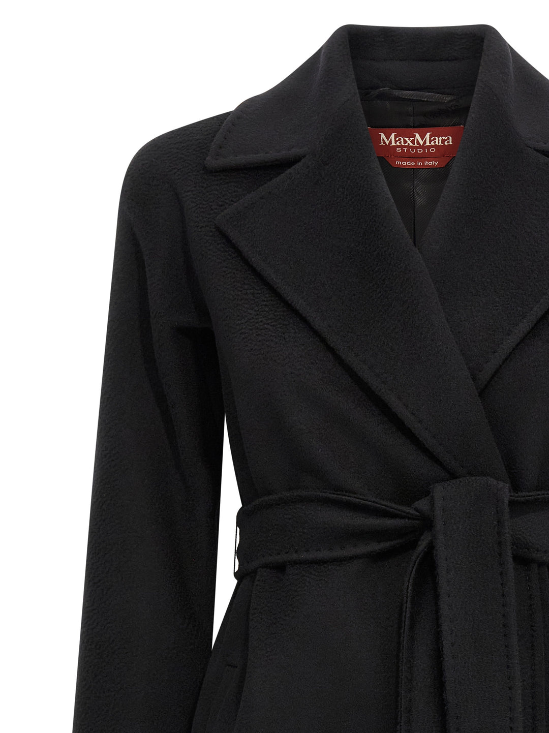 Max Mara Studio Dravenna Trench e Impermeabili - Nero | 1f5d384724b330d656e13350b7010241b2b2d093