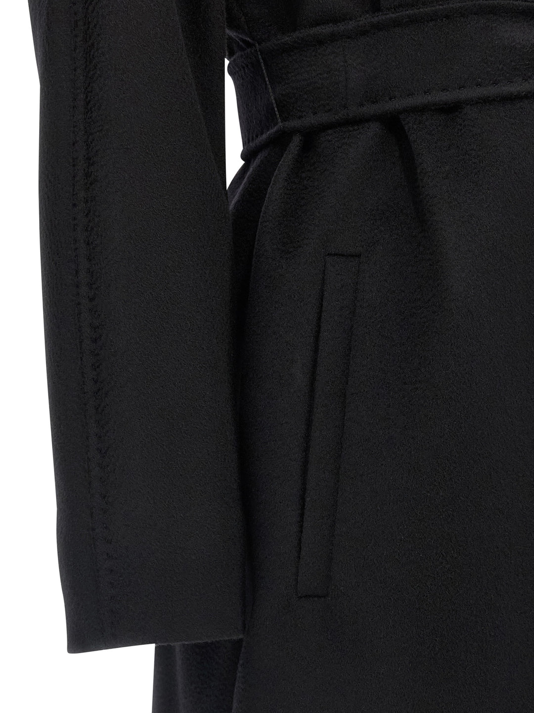 Max Mara Studio Dravenna Trench e Impermeabili - Nero | 640db476aa4e86eeb180fff12d810f9e61da2d32