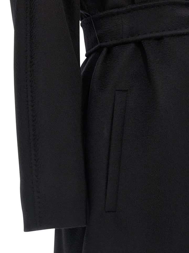 Max Mara Studio Dravenna Trench e Impermeabili - Nero | 640db476aa4e86eeb180fff12d810f9e61da2d32