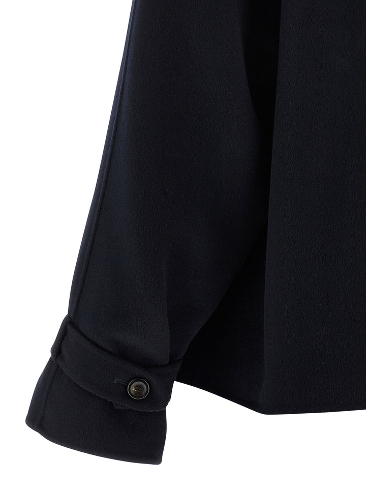 Max Mara Studio Nupar Trench e Impermeabili - Blu | 41638e4711a9af46ed1c5e8d1ea8ac1adc2c0927