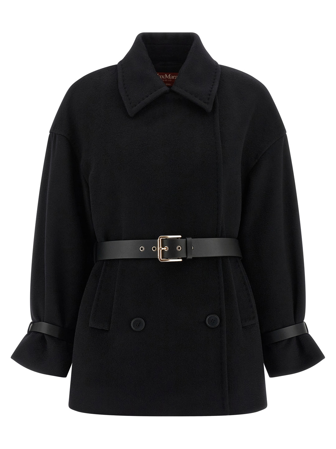 Max Mara Studio Pausa Trench e Impermeabili - Nero | 0045a872ab03454d43d2413b8e765c44b69c3905