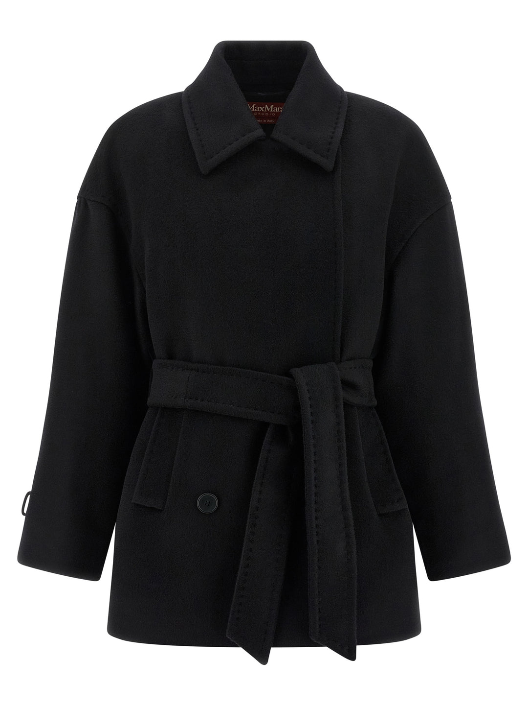 Max Mara Studio Pausa Trench e Impermeabili - Nero | 409cd44cd2936f5fe664b11100b64e0eebaa60c6