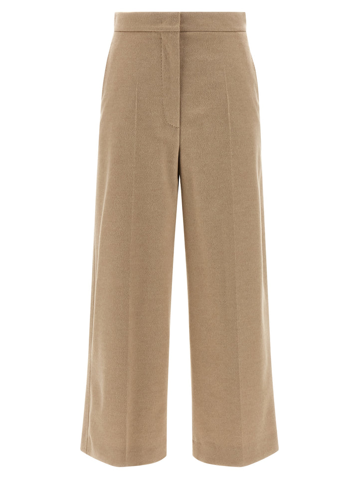 Max Mara Studio Marengo Pantaloni - Beige | d8ca9cc7121860621fe2f5d1397920e220276441