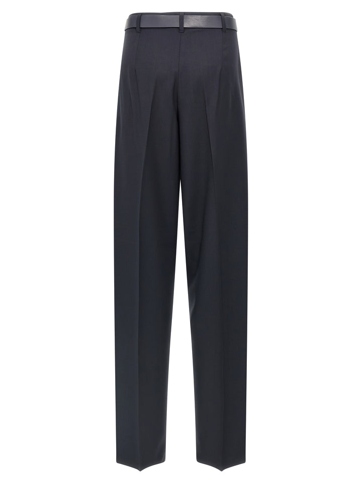 Max Mara Studio Bergamo Pantaloni - Blu | f9c7d2fd37c8ce98a475e77d11d30aa3fdd17985