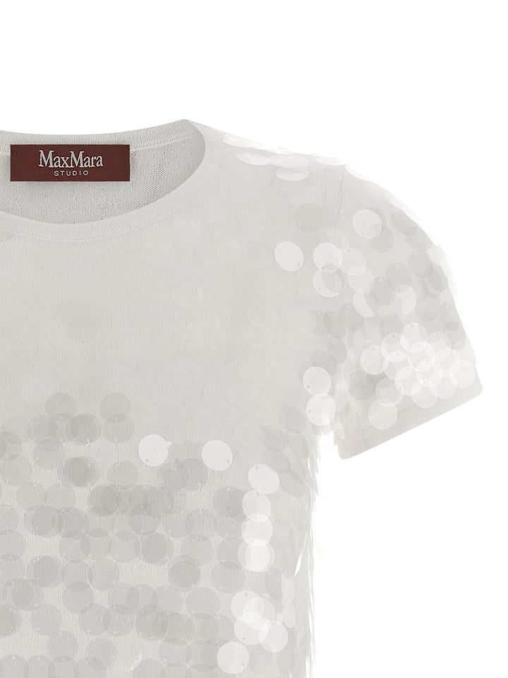 Max Mara Studio Saio Maglioni - Bianco | 4b62416204714ed16b5a3fa31ef0f285298379f9