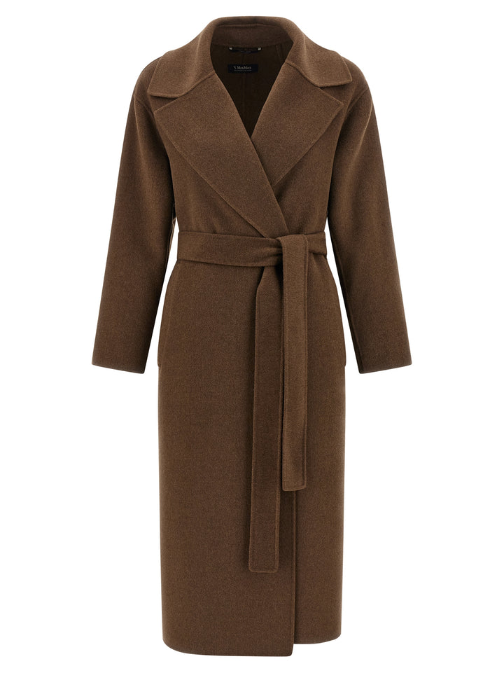 S Max Mara Cuore Trench e Impermeabili - Marrone | 4d0814bdbef2646fbd16be2fd8210ccf24ca386f