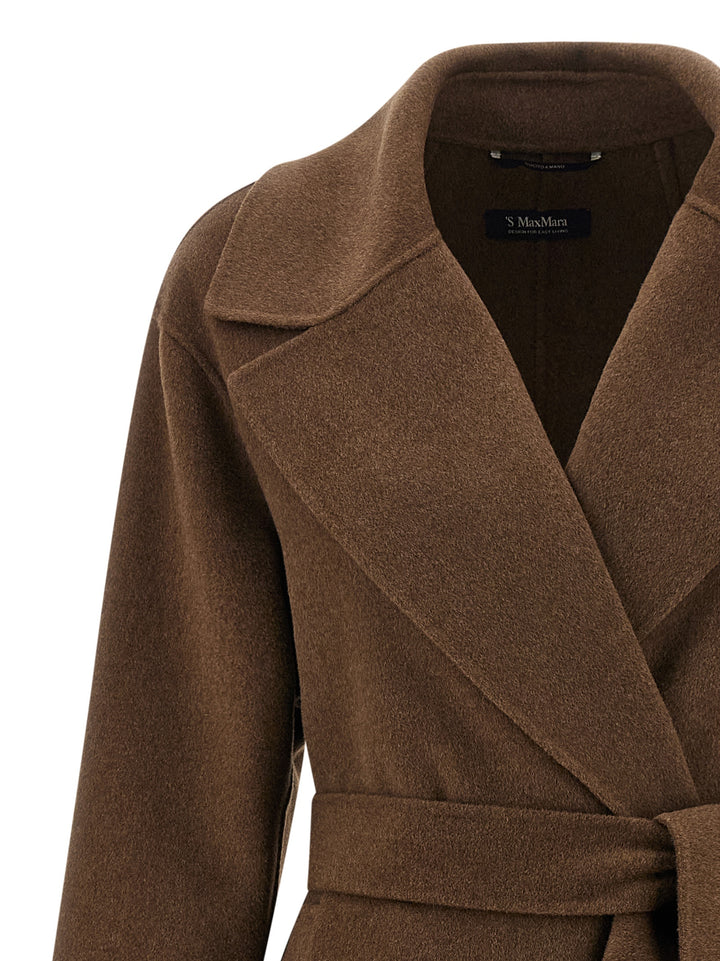 S Max Mara Cuore Trench e Impermeabili - Marrone | 5844963261091f45f86be29c4405f8c7bab3e54f