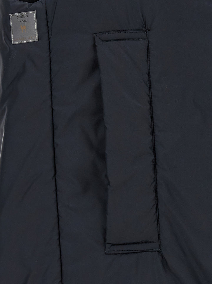 Max Mara The Cube Greenve Gilet - Blu | b91f70b2a38021eb63966f935a5e0e1dd3fec0ec