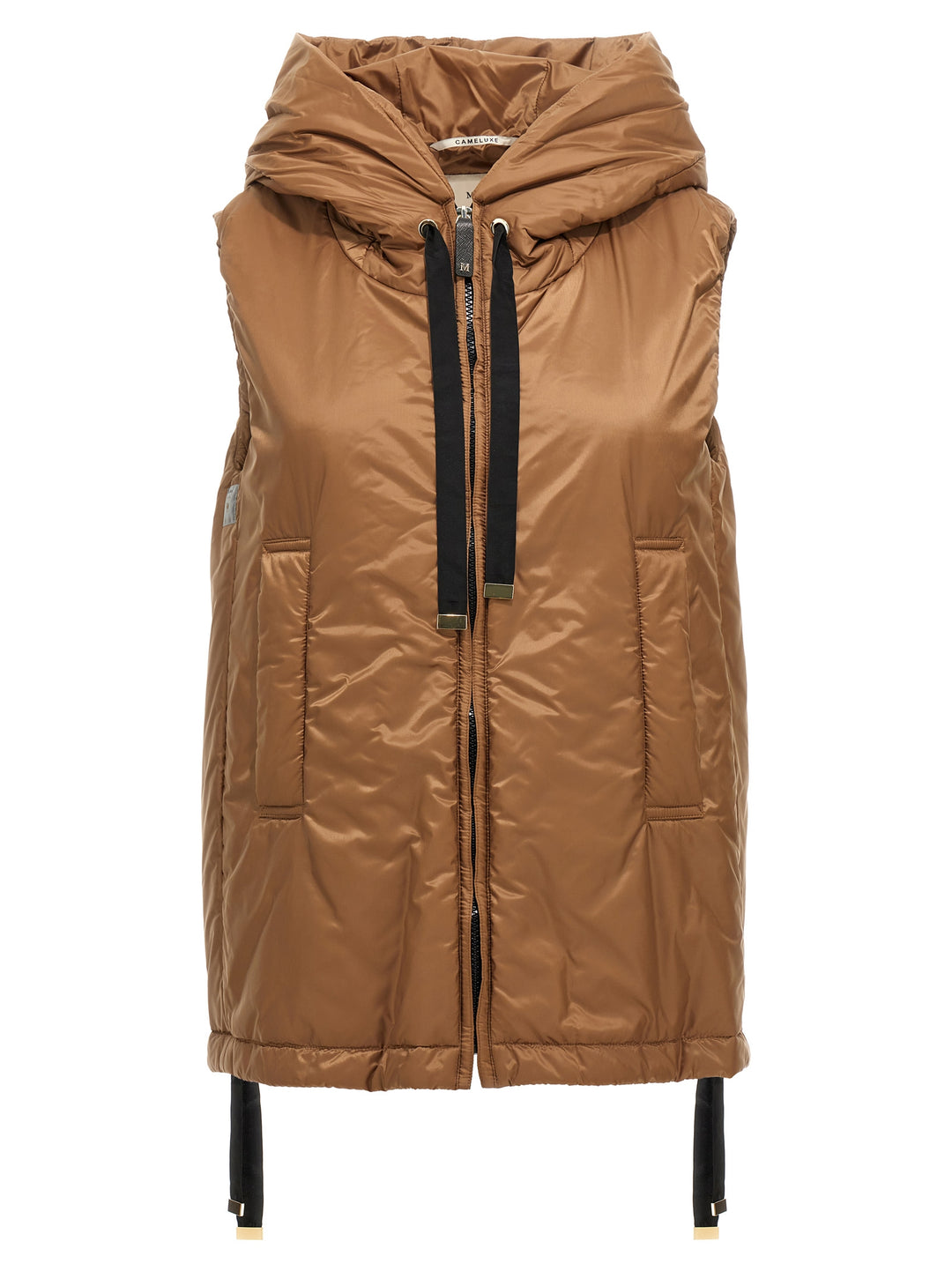 Max Mara The Cube Greengo Gilet - Marrone | 7048d47228b1515bded8b4fd6ae362203288b6db