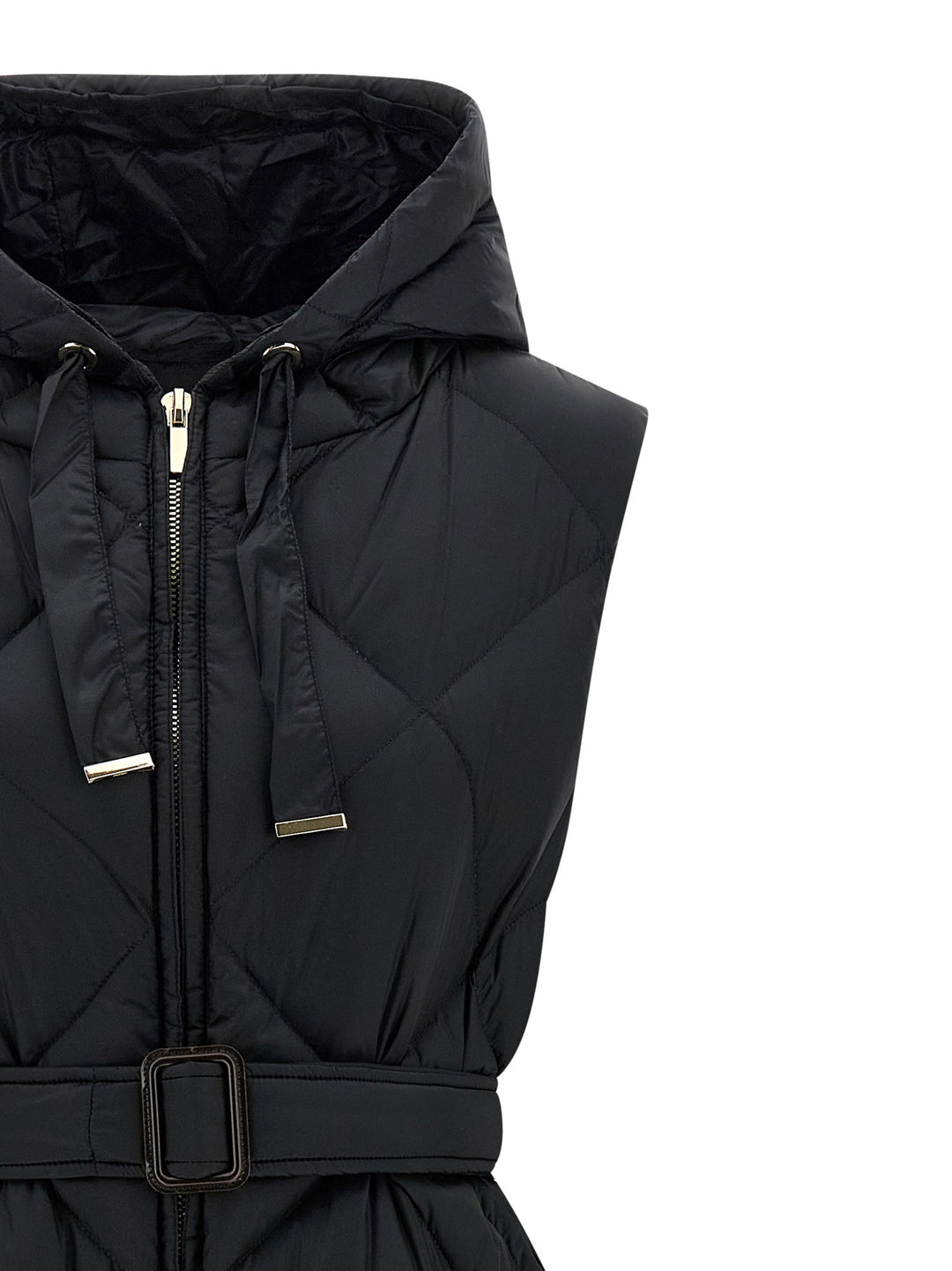 Max Mara The Cube Tregil Gilet - Nero | ad904ed9ae1bd5c7e33aecfa81f8bc9de1b2661c