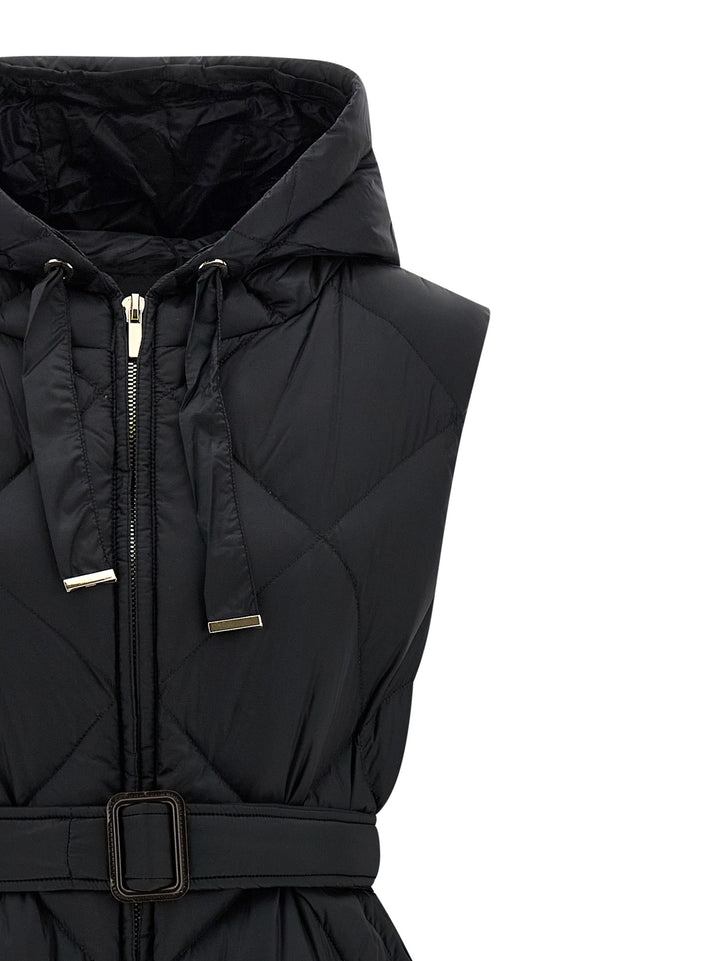 Max Mara The Cube Tregil Gilet - Nero | ad904ed9ae1bd5c7e33aecfa81f8bc9de1b2661c