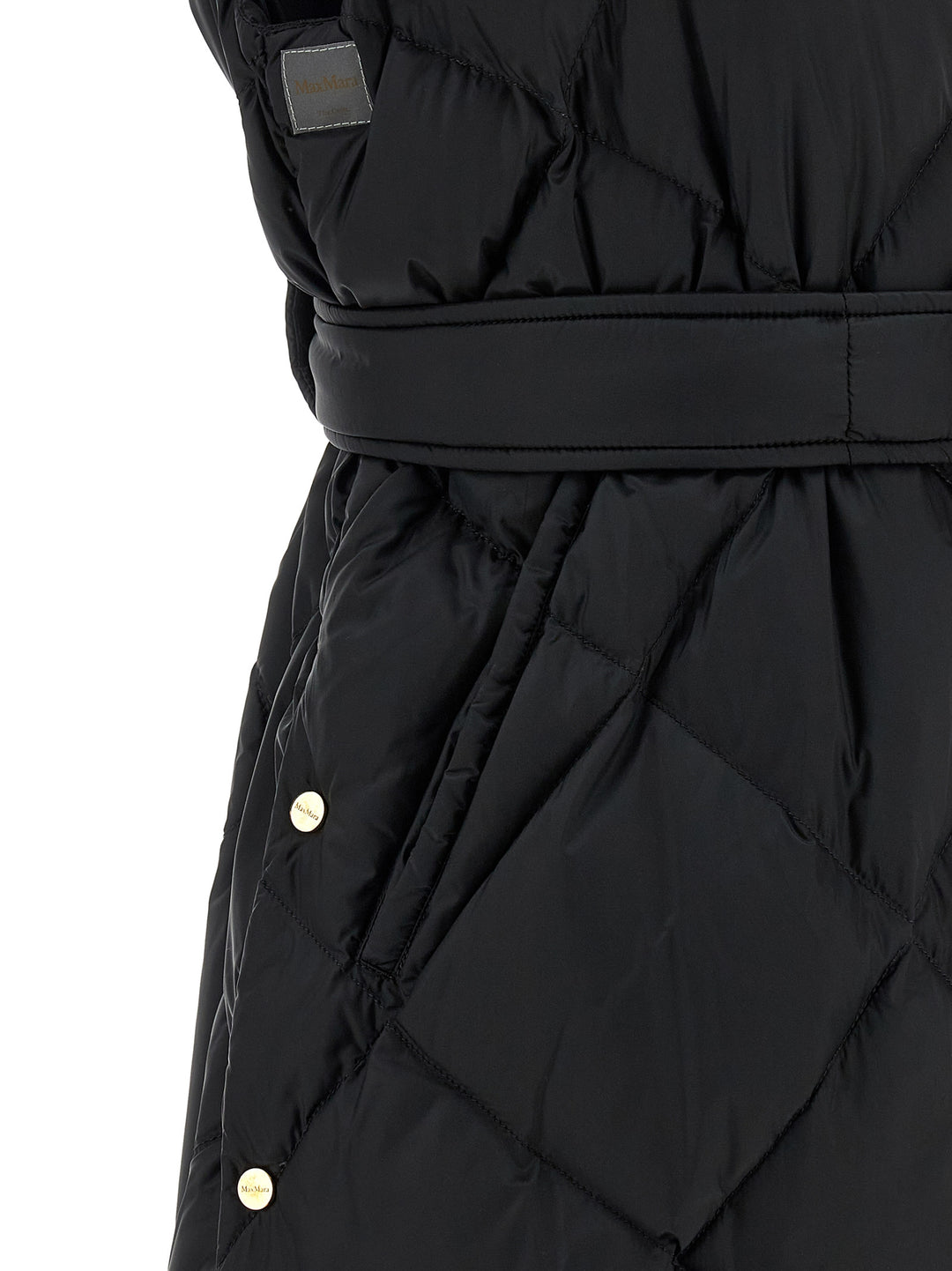 Max Mara The Cube Tregil Gilet - Nero | 421c7ff8747892001df37cd3993b14b1aad79910