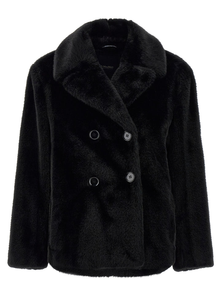 S Max Mara Laura Trench e Impermeabili - Nero | 4d5954535aeb2ecb6ad2c51b5ef7f900bfbebba0