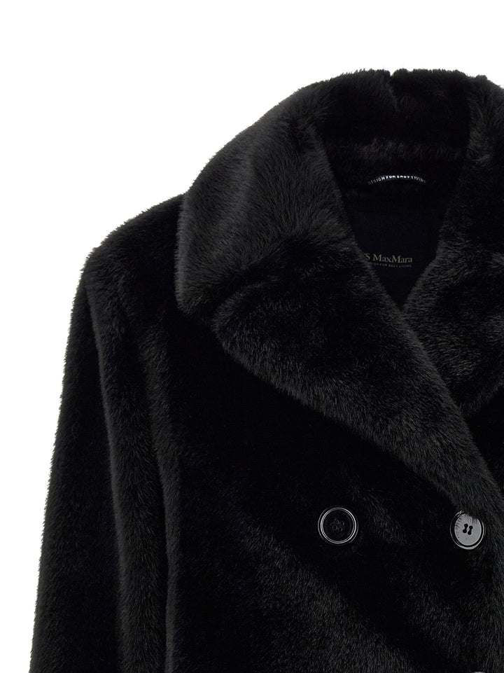 S Max Mara Laura Trench e Impermeabili - Nero | f701b29b1c24724d3e2a6757540ae37930846861