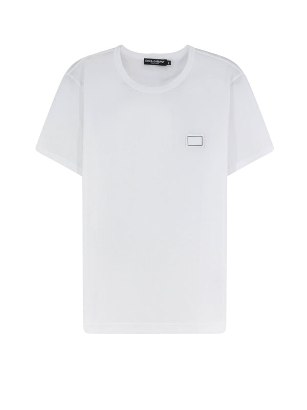 Cotton T-Shirt With Iconic Detail