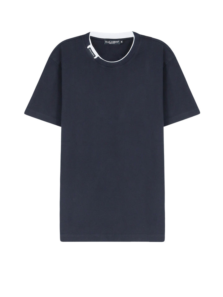 Dolce & Gabbana T-shirts and Polos - BLU SCURISSIMO | 5a821cddd74125494d5118f4b2d4285955b74b15