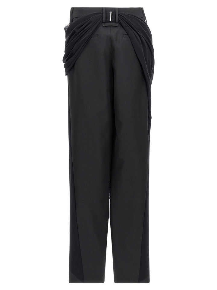Jean Paul Gaultier Wool Pantaloni - Nero | 8d43a1c1b55349bf2eed15e8576937733c7bea18
