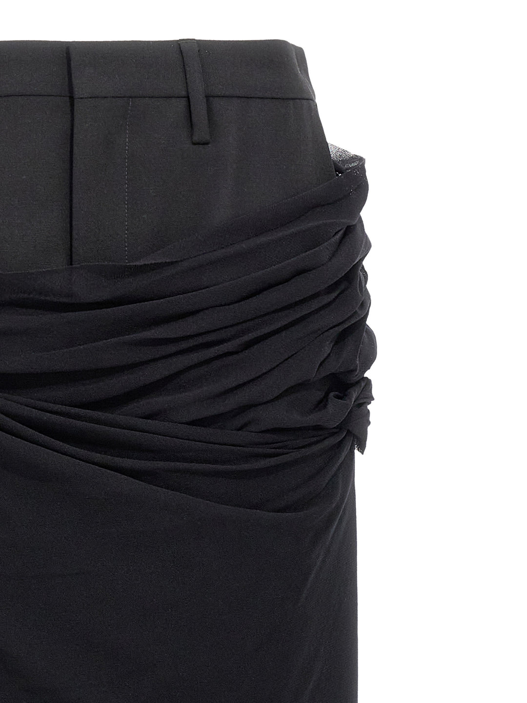 Jean Paul Gaultier Wool Pantaloni - Nero | 9b60ad411bda4fa2c10d51e8dec3210851aa5703