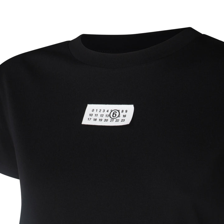 Mm6 Maison Margiela T-shirts and Polos - BLACK | 30f7876618c79bbad77bfd6e9d99d1b656b51c90