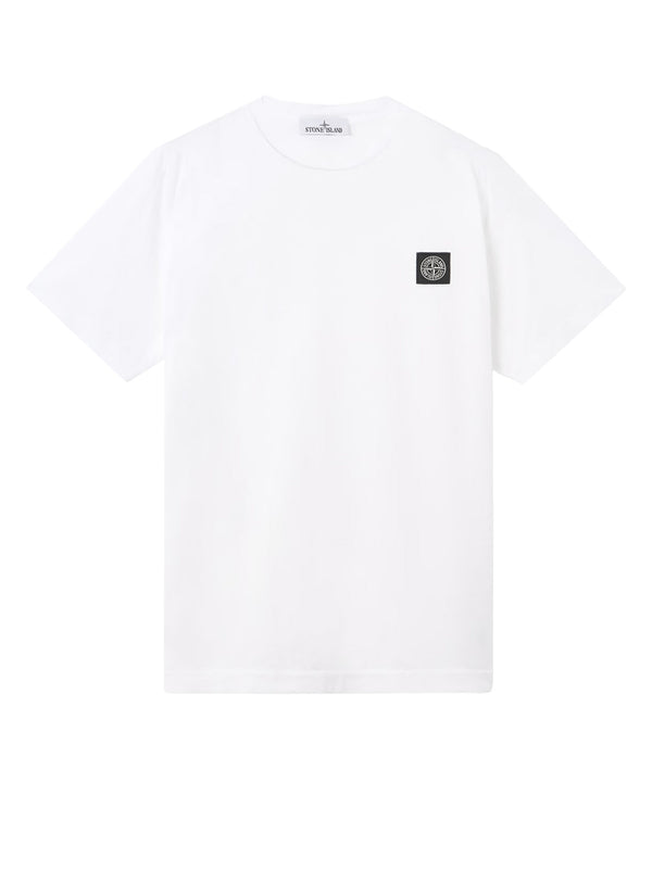 Cotton T-Shirt With Front Logo Patch
