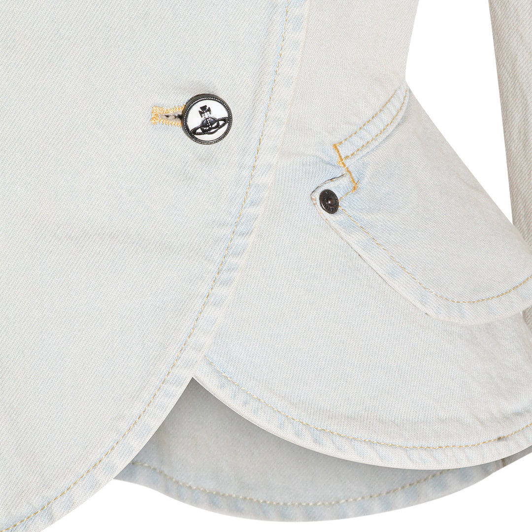 Vivienne Westwood Jackets - LIGHT BLUE | 098a7fb897cb1b46cd8a2727acc96849e6dce617