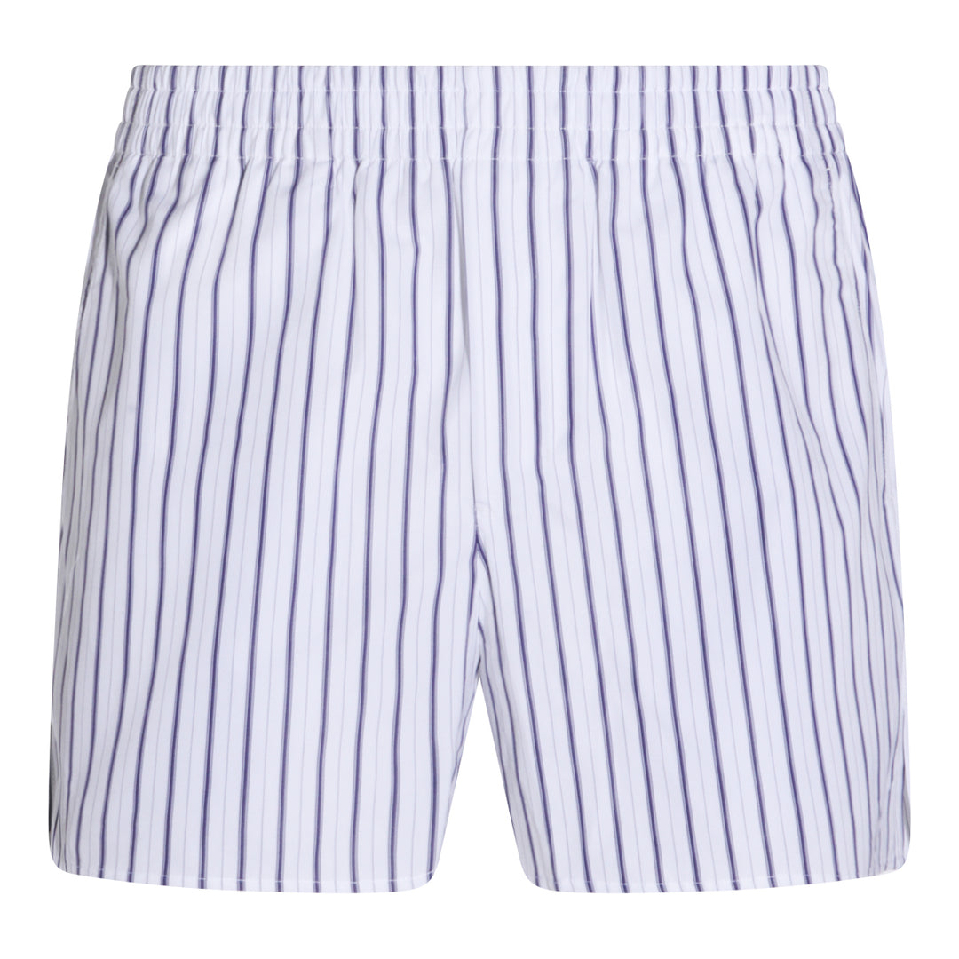 Ami Paris Shorts - WHITE-BLUE | 5c50fba84fb7ab6534f93a43e9291e79198d57d6