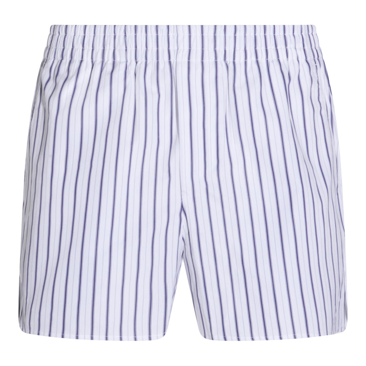 Ami Paris Shorts - WHITE-BLUE | 5c50fba84fb7ab6534f93a43e9291e79198d57d6