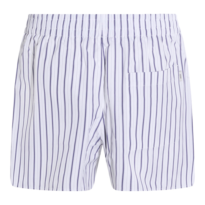 Ami Paris Shorts - WHITE-BLUE | 103728c200457bf1368a42d1d48764b01a439884