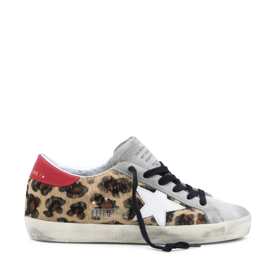 Sneakers Leopard/White/Red