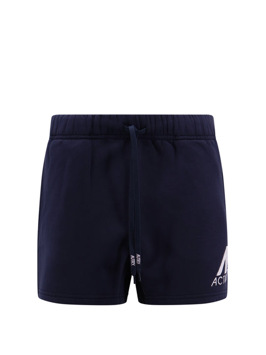 Cotton Shorts With Embroidered Logo