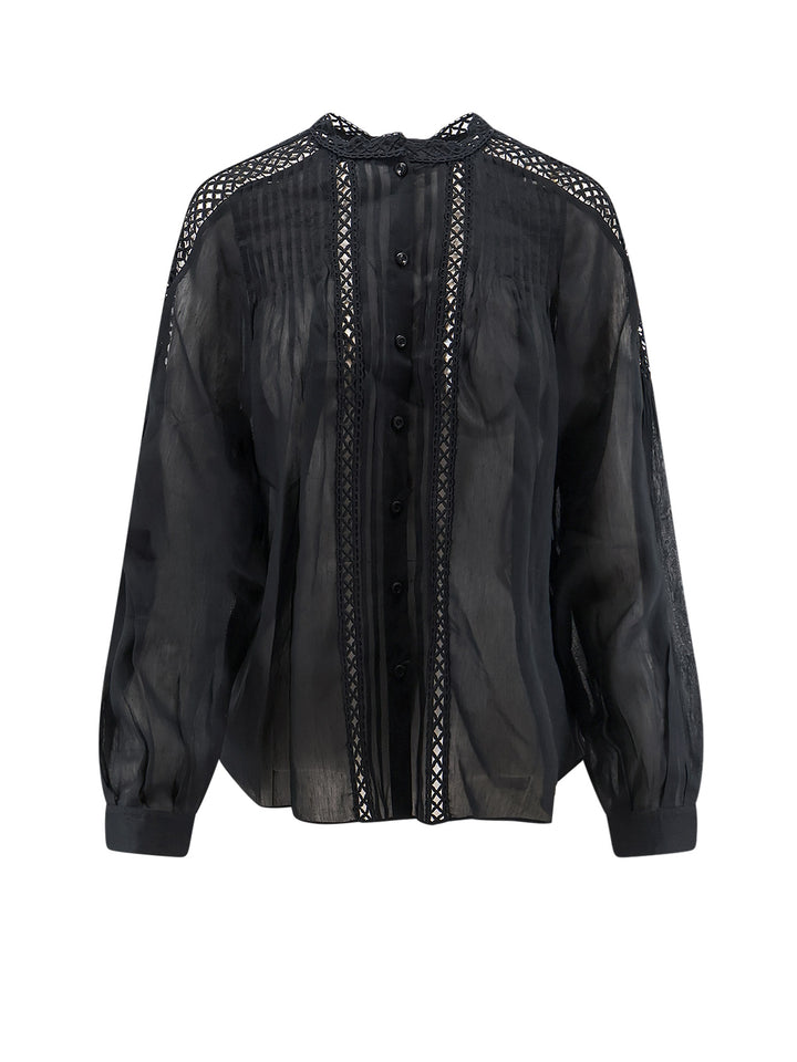 Marant Etoile Shirts - BLACK | f8889f834fb72f480cc80f16c49be2af97ffb09c