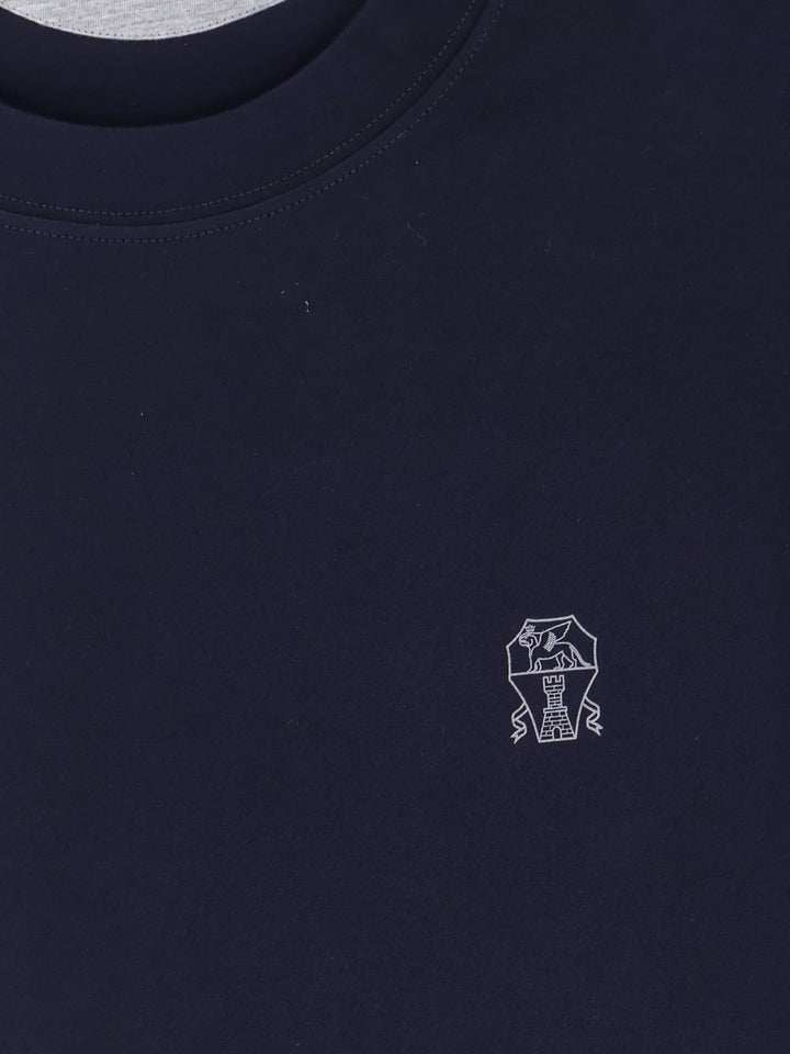 Brunello Cucinelli T-shirts and Polos - COBALTOGRIGIOMEDIO | 5388c28bf677cb8f2b42e321240511b22dadf60c