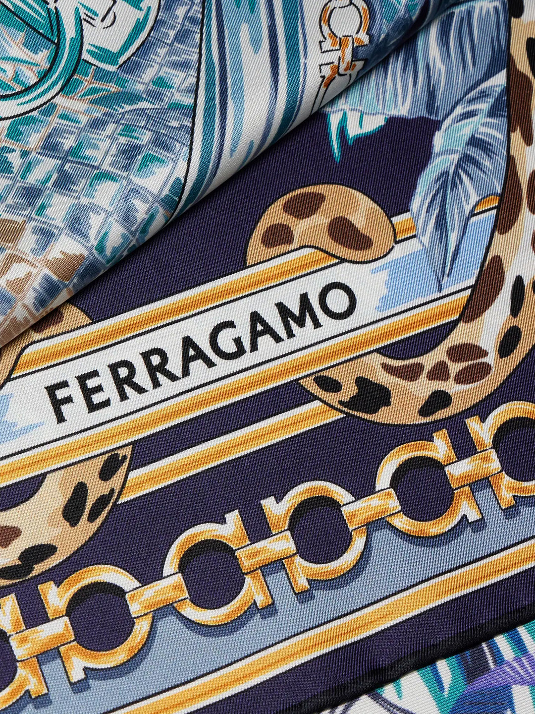 Ferragamo Scarfs - BLUE | 3951fc534dfb47510abec18a1ae619f8212c28e3