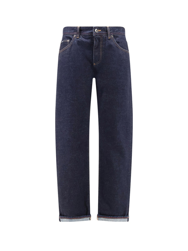 Classic Jeans With Logo Embroidery