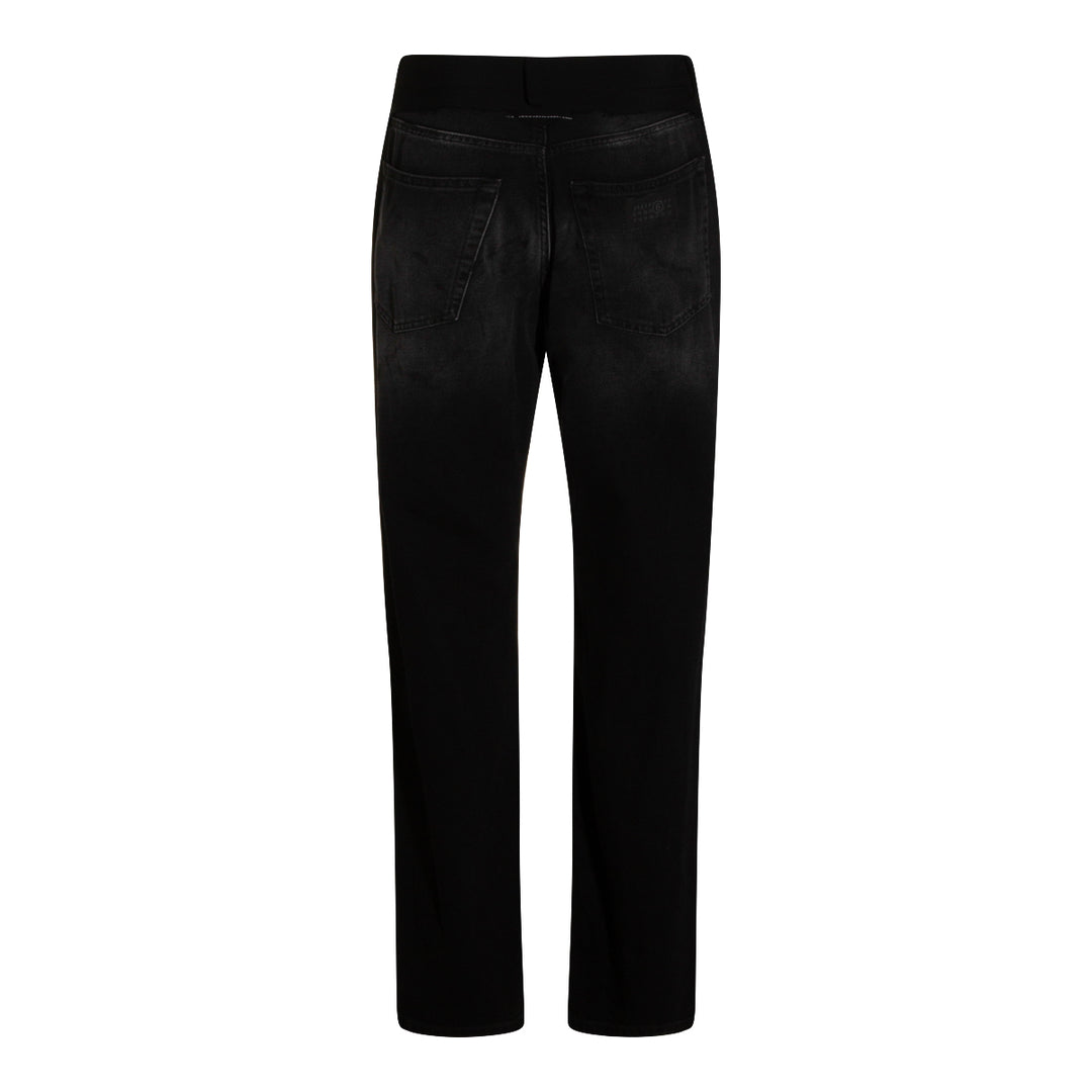 Mm6 Maison Margiela Jeans - BLACK | 262fc338050691b867ec389ea8ab3414115569bd