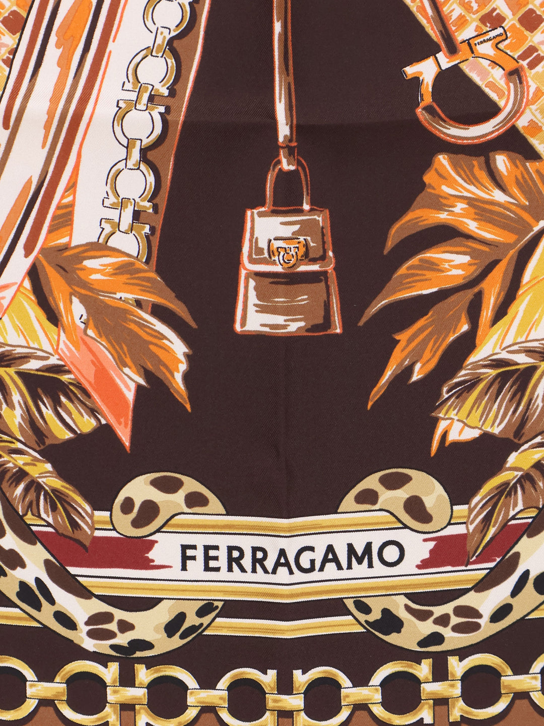 Ferragamo Scarfs - Dark | 9cfa68b02991e049e0f9ddbed5330275c977f024
