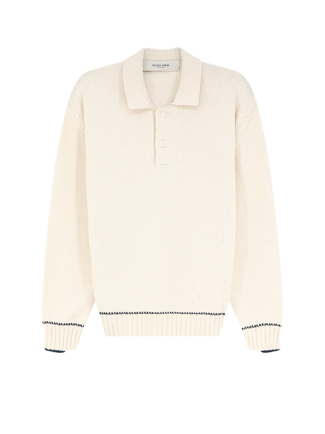 Golden Goose Sweaters - HERITAGE WHITE | 8da4475991543e62c9e9bfc02d3b79e141343b04