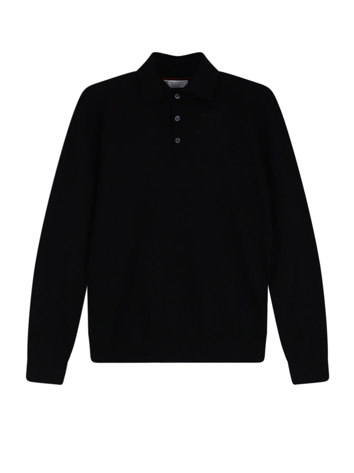 Brunello Cucinelli T-shirts and Polos - NEROGRIGIOSCURO | 516096a2676bd160d7023bf63c27d9a70323c15d