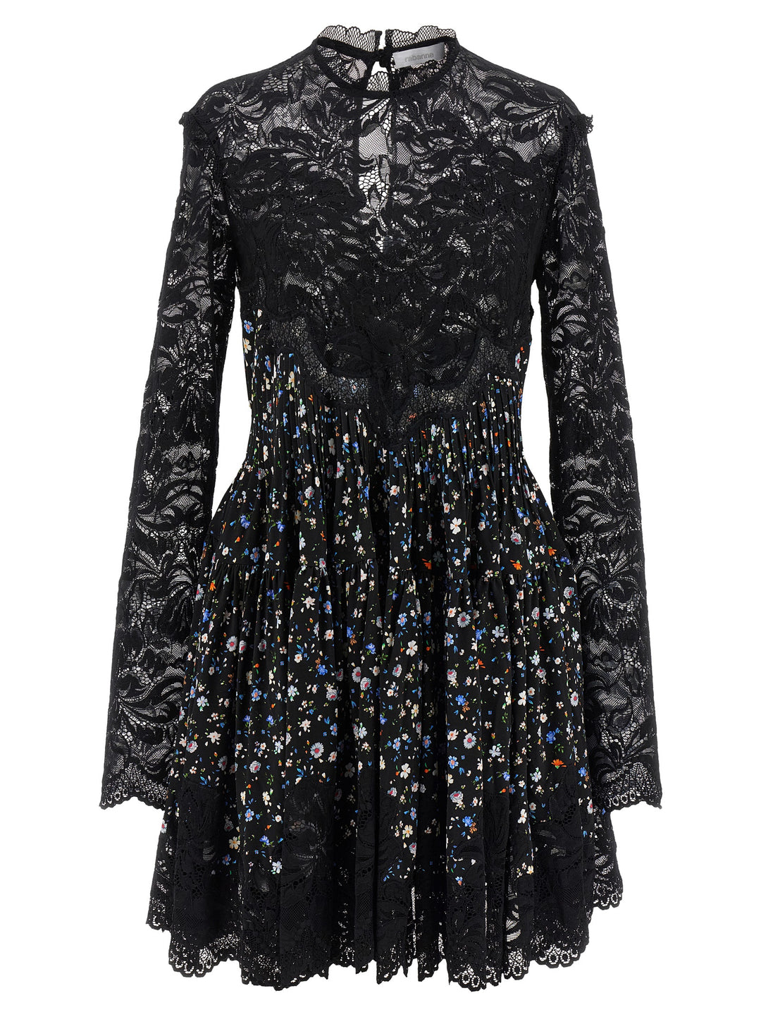 Paco Rabanne Floral Lace Dress Abiti - Nero | 3b2d39aa5c527b9723b092b90aed5c5ddd0f43dc