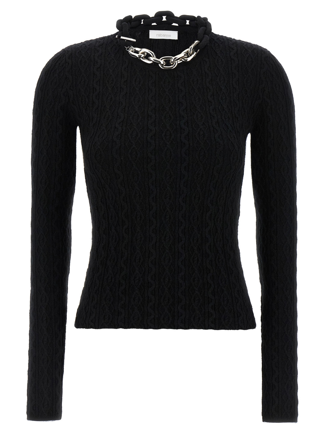 Paco Rabanne Necklace Sweater Maglioni - Nero | 8f59a0db68b5f4f8e8291988dd5cb0484d1a2568