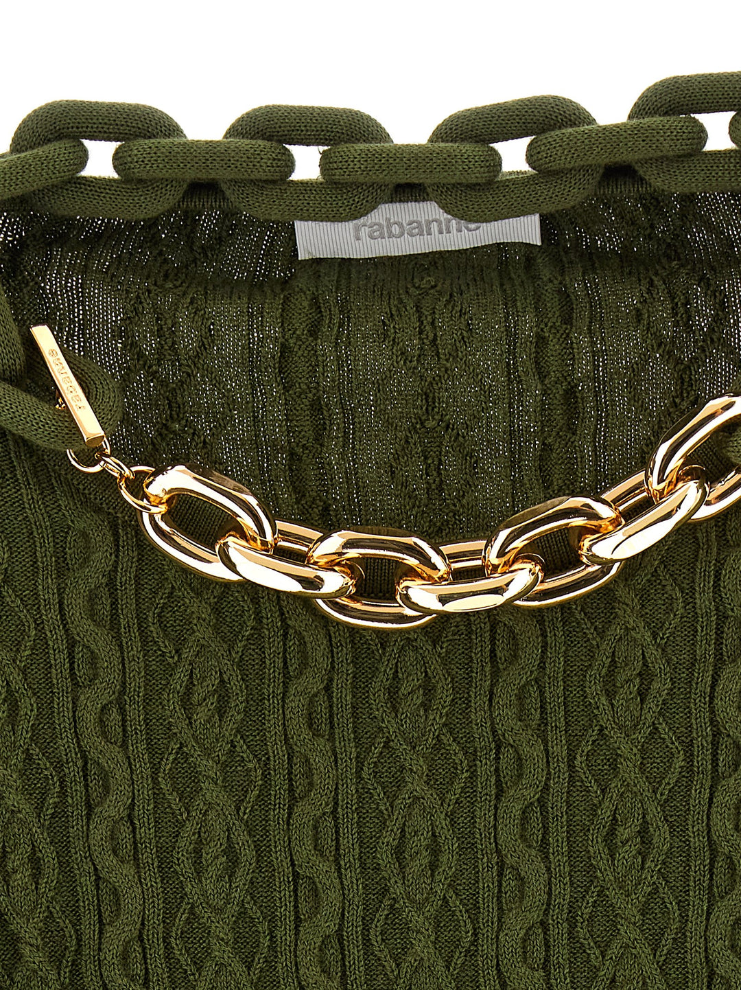 Paco Rabanne Necklace Sweater Maglioni - Verde | cca3abc2feddfea9aa9c06c8b24629adf0330583