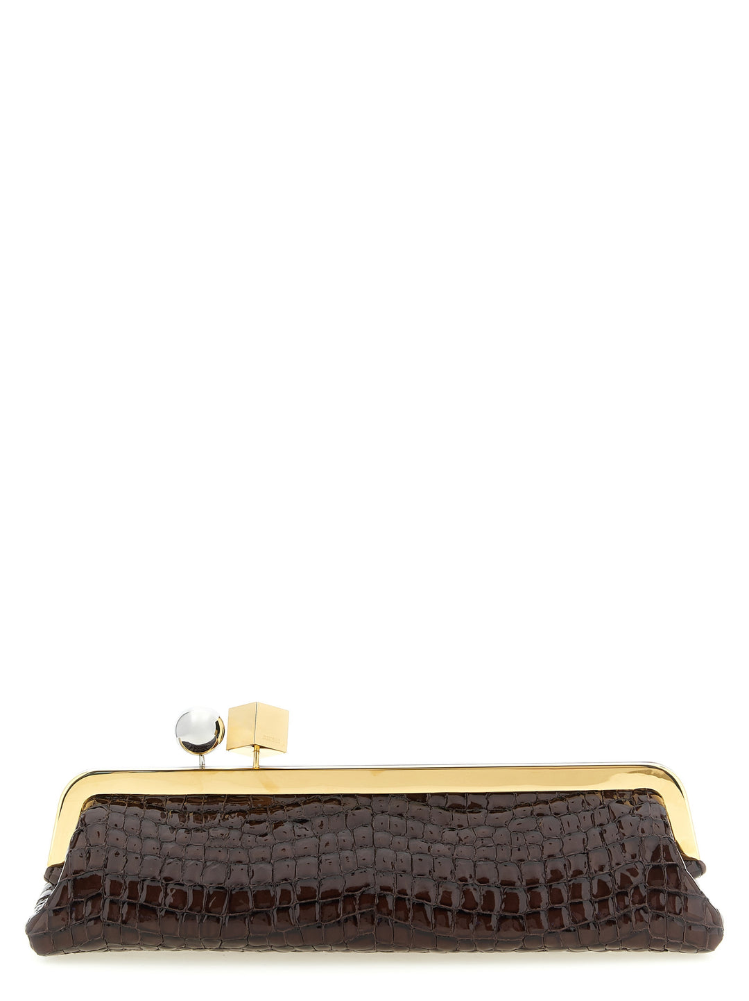 Jacquemus La Pochette Salon Clutch - Marrone | b97a7476b6f1168285ddb0897c63a70129d66cb6