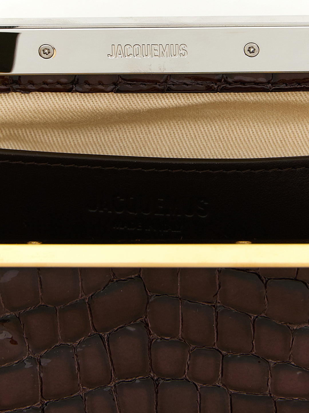 Jacquemus La Pochette Salon Clutch - Marrone | eb418026265d843c74c4569e90c9105981e95c91