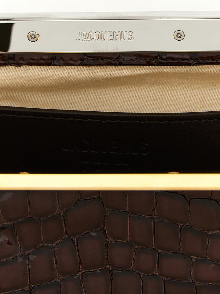 Jacquemus La Pochette Salon Clutch - Marrone | eb418026265d843c74c4569e90c9105981e95c91